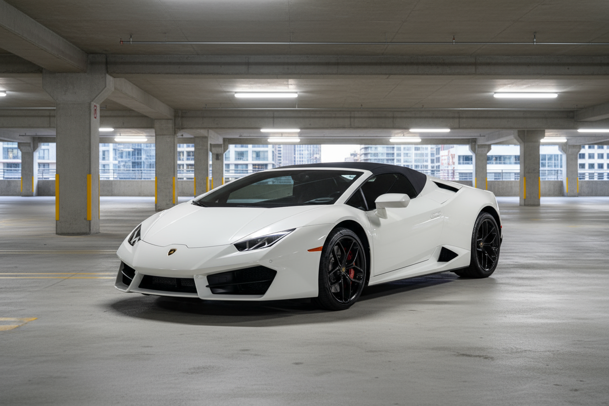 Lamborghini Huracan Spyder (White)