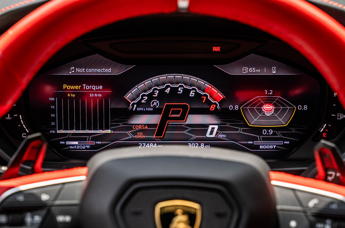 Lamborghini Urus Black/Red